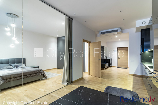 Jaunceltne, labiekārtota apzaļumota teritorija, luksuss apartamenti  89,6 m2, ir lifts, balkons, Rīga - foto 7