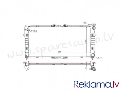 RA62392AQ - 'OEM: FS1915200' MT, EDA\\\Cooling - Radiators - MAZDA 626 (2001-2002) Rīga - foto 1