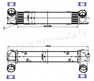 RI96725 - 'OEM: 1751.7.524.916'  - Interkūleris - BMW 3  E90/E91 (2005-2009) Рига