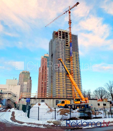 Projekts - Panorama Plaza, jaunceltne, monolīta betona sienas, labiekārtota apzaļumota Rīga - foto 10