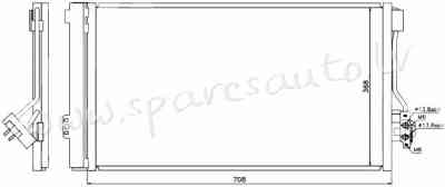 RC940178 - 'OEM: 6398350270' EDA Cooling - Kondicioniera Radiators - MERCEDES VITO/VIANO (2003-2010) Rīga
