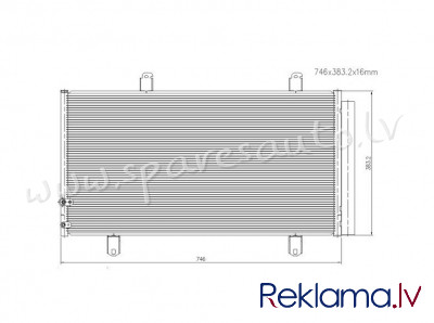 RC94758 - 'OEM: 8846006210' DPI 3694, Nissens 940194, EDA Cooling - Kondicioniera Radiators - LEXUS  Rīga - foto 1