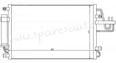 RC94801 - 'OEM: 976062' EDA Cooling - Kondicioniera Radiators - KIA SPORTAGE  SL (2004-2010) Rīga