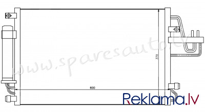 RC94801 - 'OEM: 976062' EDA Cooling - Kondicioniera Radiators - KIA SPORTAGE  SL (2004-2010) Rīga - foto 1