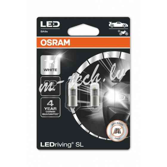 O3893DWP-02B-PL - Osram LEDriving® 3893DWP-02B 0.8W/12V BA9s ≠ "T4W" White 6000K Rīga