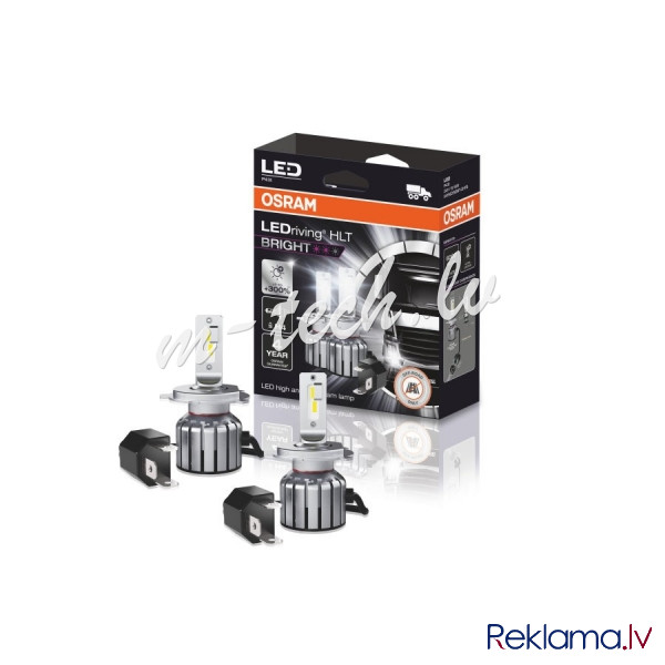 O64196DWBRT-2HFB - Osram LEDriving® HLT BRIGHT 24V 15W P43t ≠ "H4" Рига - изображение 1