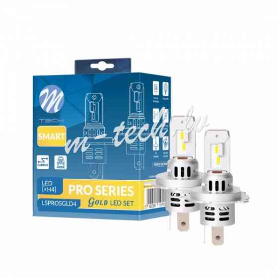 LSPROSGLD4 - LED SET M-TECH PRO SMART GOLD SERIES H4 Rīga