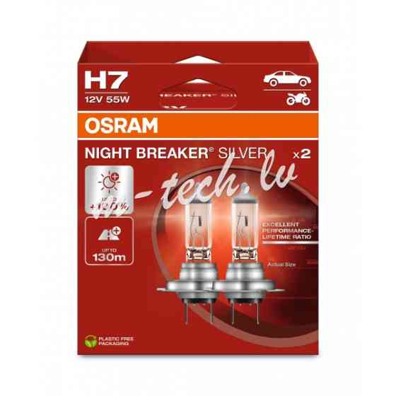 O64210NBS-2HB - OSRAM NIGHT BREAKER SILVER 64210NBS-2HB H7 PX26d 12V 55W Рига