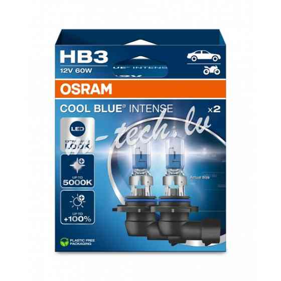 O9005CBN-2HB - OSRAM COOL BLUE INTENSE 9005CBN-2HB HB3 P20d 12V 60W Rīga