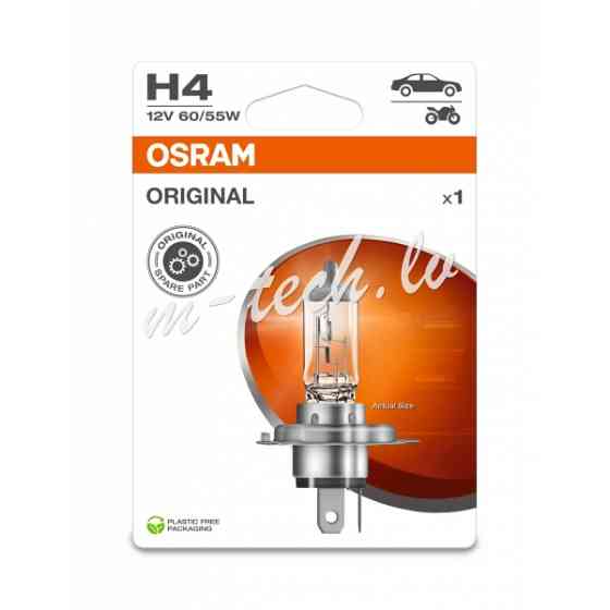 O64193-1BL - OSRAM ORIGINAL 64193-1BL H4 P43t 12V 60/55W Rīga