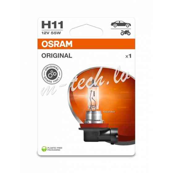 O64211-1BL - OSRAM ORIGINAL 64211-1BL H11 PGJ19-2 12V 55W Rīga