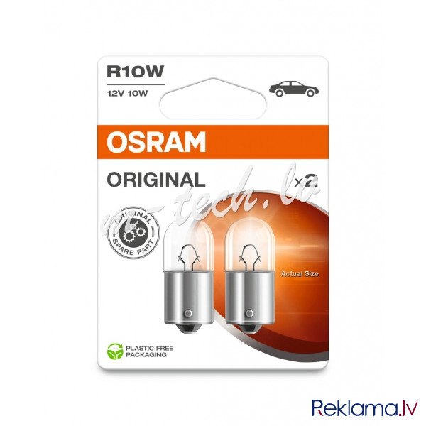 O5008-2BL - OSRAM ORIGINAL 5008-2BL R10W BA15s 12V 10W Rīga - foto 1