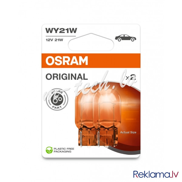 O7504-2BL - OSRAM ORIGINAL 7504-2BL WY21W WX3x16d 12V 21W Рига - изображение 1