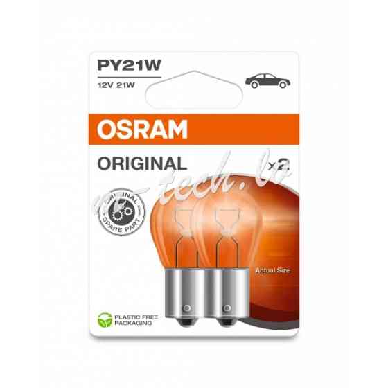 O7507-2BL - OSRAM ORIGINAL 7507-2BL PY21W BAU15s 12V 21W Rīga