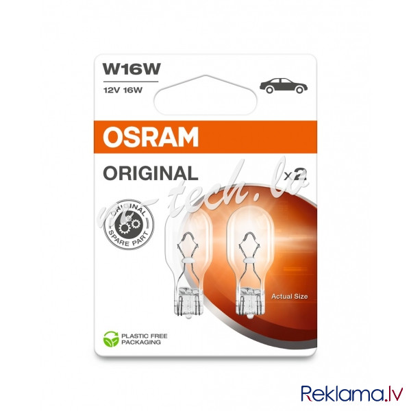 O921-2BL - OSRAM ORIGINAL 921-2BL W16W W2.1x9.5d 12V 16W Рига - изображение 1