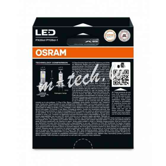 O64210DWESY-2HB - OSRAM LEDriving EASY 64210DWESY-2HB ~H7 PX26d / PY26d-1 12V 16.2WW Rīga