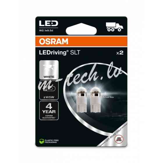 O2845DWP-2BL - OSRAM LEDrivin SL 2845DWP-2BL ~W5W W2.1x9.5d 24V 1W Rīga