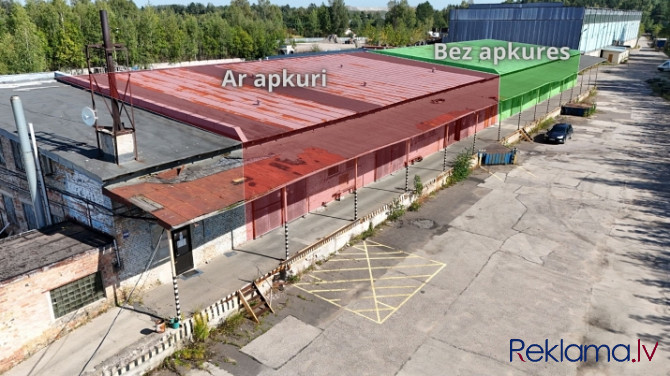 Noliktavas telpas Rumbulā.  1000 m2 noliktavas telpas aprīkotas ar apkuri; 1000 m2 noliktavas Rīgas rajons - foto 1