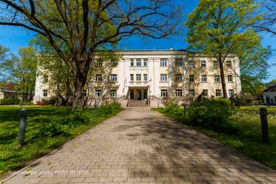 We are offering a standalone office building with a surrounding area for rent at Ūnijas Street 45, R Rīga