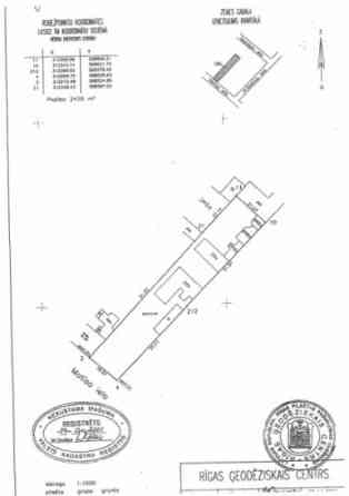 Земельный участок в самом центре Риги!  Разработан проект с запланированным Рига