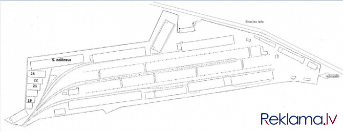 Noliktava Nr.21 industriālā teritorijā Braslas ielā 24.  Metāla angārs ar vienu lielu telpu Rīga - foto 8