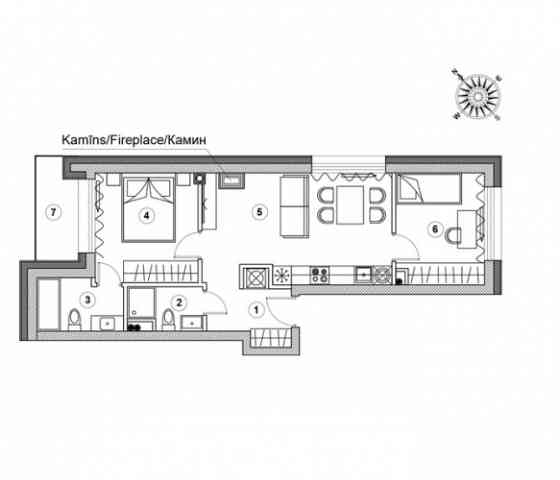 Квартиры в новом проекте Mill Residence.  Здание планируется завершить строительством Рига