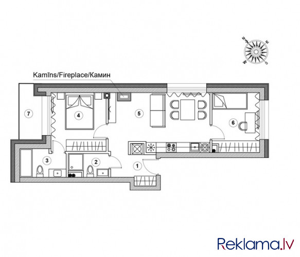 Квартиры в новом проекте Mill Residence.  Здание планируется завершить строительством Рига - изображение 6