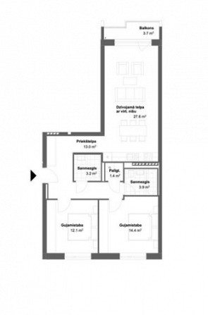 Ezerjugla- vieta, kur daba ienāk pilsētā!  Par mājvietu: Četru istabu dzīvoklis ar Rīga - foto 10