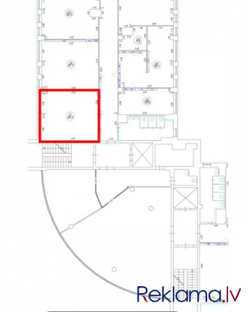 Сдается в аренду компактное офисное помещение 38,30 м на 3 этаже современного Рига - изображение 7