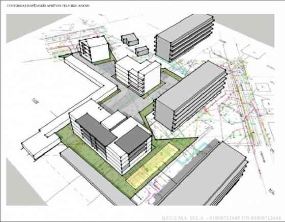 Земля в Пурвциемсе для многоэтажной застройки.  - Продаётся свободный земельный Rīga