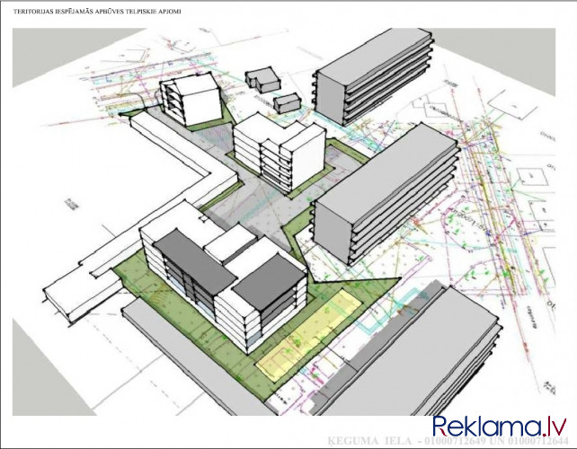 Земля в Пурвциемсе для многоэтажной застройки.  - Продаётся свободный земельный Рига - изображение 4