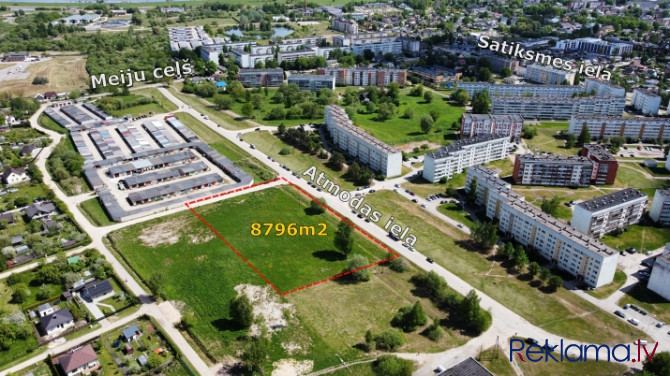 Piedāvājumā zemesgabals Jelgavā - Atmodas ielā!  Regulāras formas zemesgabals ar kopējo Jelgava un Jelgavas novads - foto 1