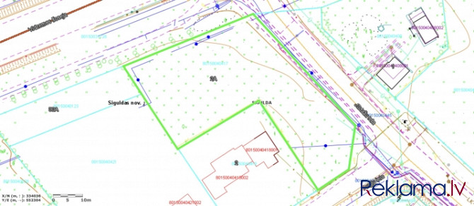 Zemes gabals Siguldā.  Zemes gabals izvietots A2 šosejas malā; Jauktas centra apbūves teritorija (JC Cигулда - изображение 6