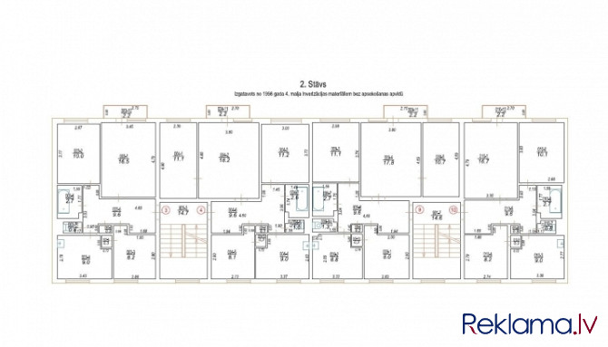 Dzīvokļu ēka renovācijai.  Īpašums sastāv no : 1) Zeme 7124 m2; 2) ēka 1120 m2 Olaine - foto 9