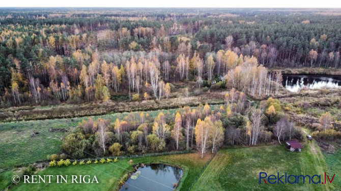 Tiek pārdoti divi zemesgabali ar ūdenstilpni, Krogsilā.   Platība 36600 m   Zemes gabaliem ir Ķekavas pagasts - foto 7