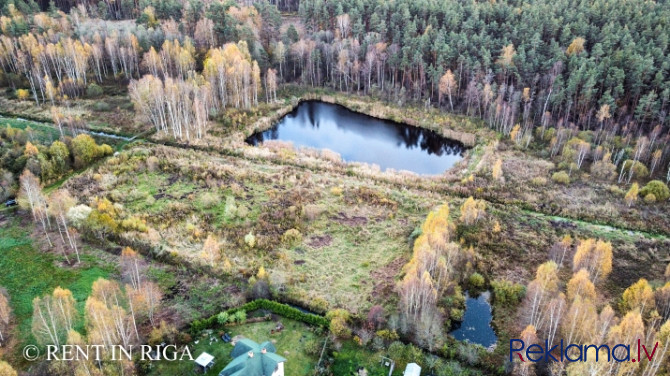 Продаётся земельный участок с водоёмом в Krogsils.  Площадь 19700 м   DzM - район Кекавская вол. - изображение 8