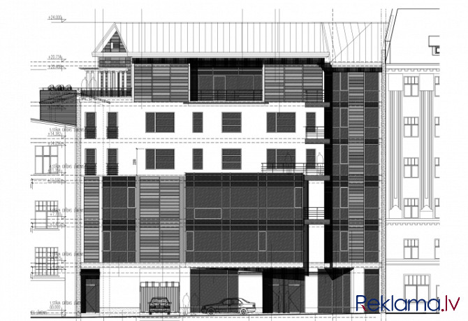 Zemes gabals Centrā.  Zemes gabals 1103,15  m2; Jaukta apbūve ar dzīvojamo funkciju; 2005. gada proj Рига - изображение 5