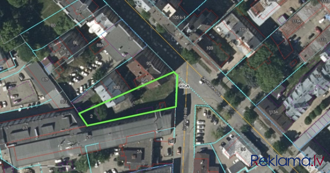 Zemes gabals Centrā.  Zemes gabals 1103,15  m2; Jaukta apbūve ar dzīvojamo funkciju; 2005. gada proj Рига - изображение 4