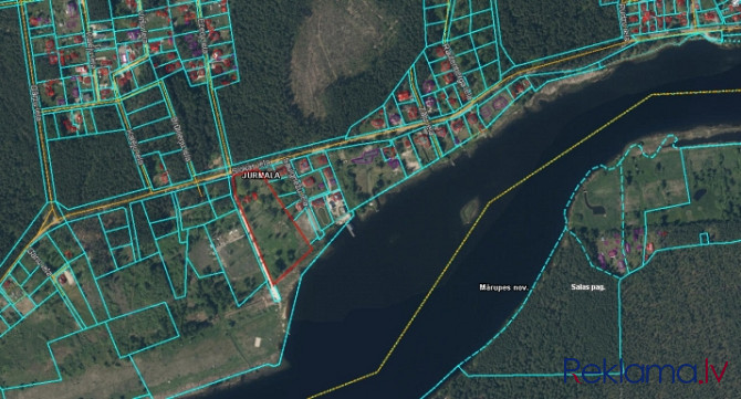 Pārdod zemi Jūrmalā māju celtniecībai.   Zemes gabals sastāv no divām daļām, ar kopējo Jūrmala - foto 3