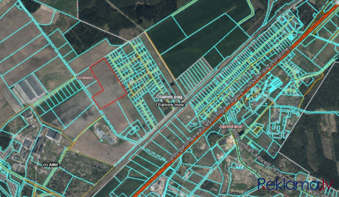 Piedāvājumā 1,8381 hektāru privātapbūves zeme Olaines novada ciematā - Grēnēs! Olaine - foto 8