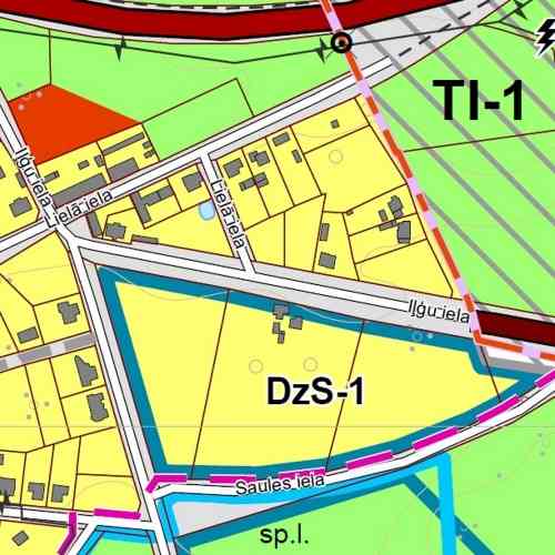 Pārdod zemes gabalu 1670 m2 platībā Grobiņas pilsētā, Iļģu ielā 6. Zemes gabals atrodas savrupmāju a Grobiņa un Dienvidkurzemes novads