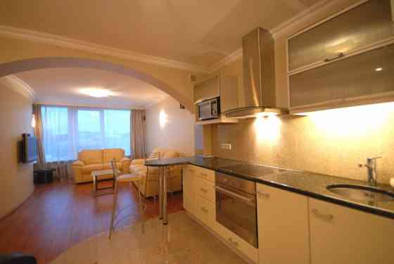 For long-term rent an exclusive one-bedroom apartment with high-quality finishing designed by profes Рига