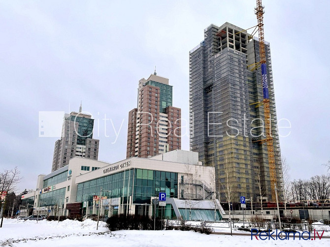 Projekts - Panorama Plaza, jaunceltne, monolīta betona sienas, labiekārtota apzaļumota Rīga - foto 7