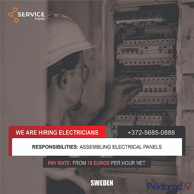 Electricians in Sweden Рига - изображение 1