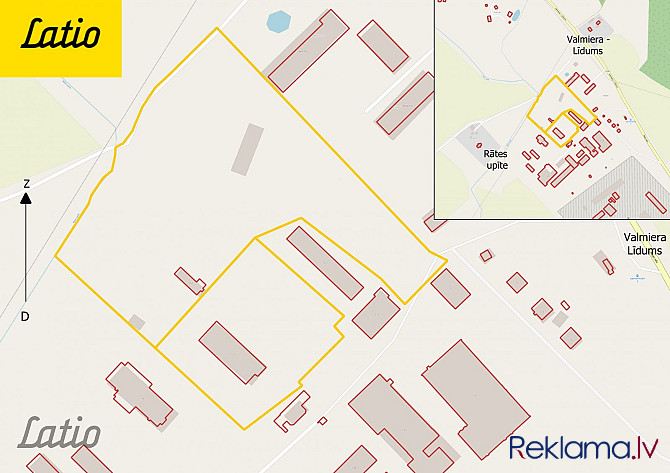 Pārdod 3,66 ha gruntsgabalu stratēģiskā vietā, strauju augošā industriālajā teritorijā Valmiera un Valmieras novads - foto 2