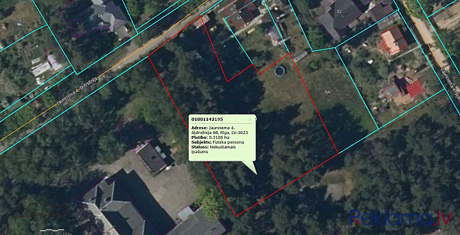 Pārdod regulāras formas apbūves gabalu privātmājas vai dvīņumājas būvniecībai. Rīga - foto 4